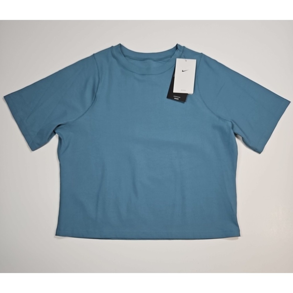 Nike Zenvy Teal Dri-FIT Short Sleeve Athletic T‎ Shirt Womens Size XL NWT
